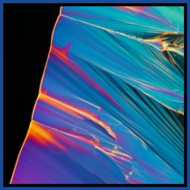 Electric Blue Square Silk Scarf